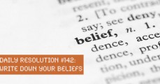 Write Down Your Beliefs